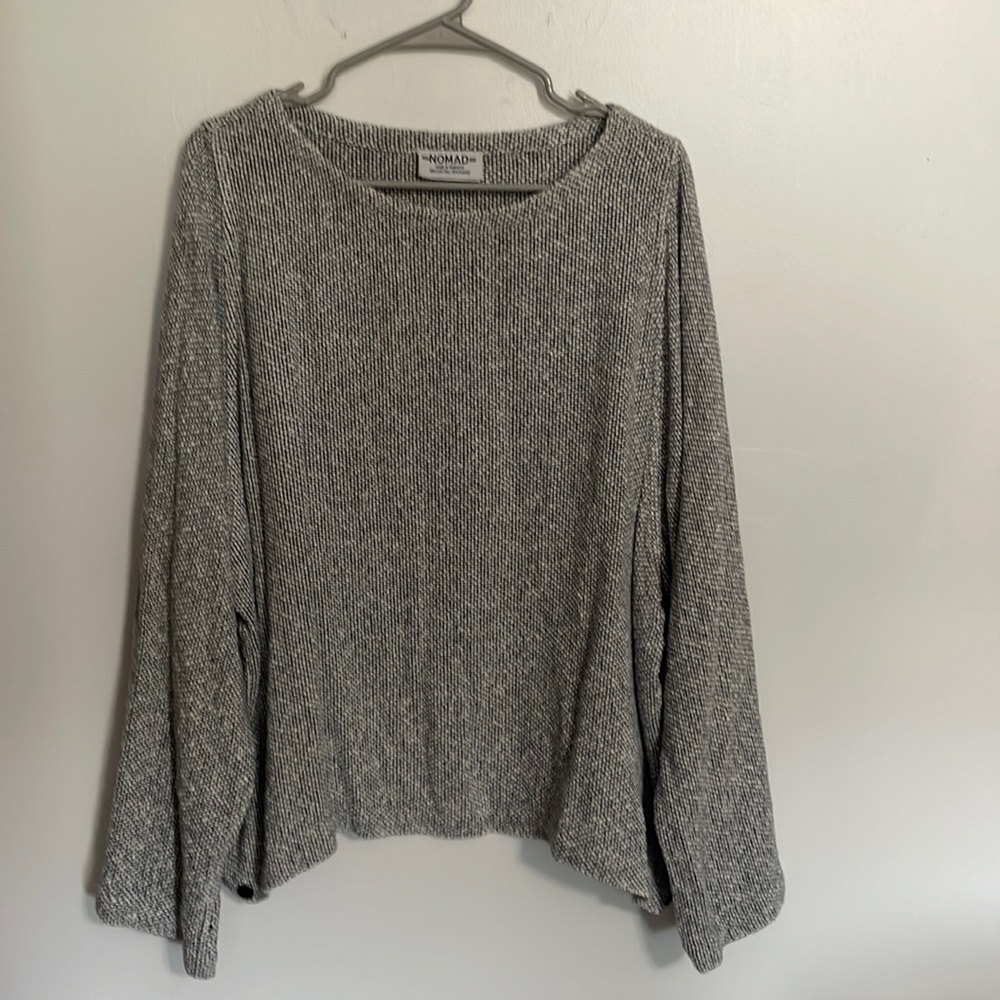 Black and white sweater